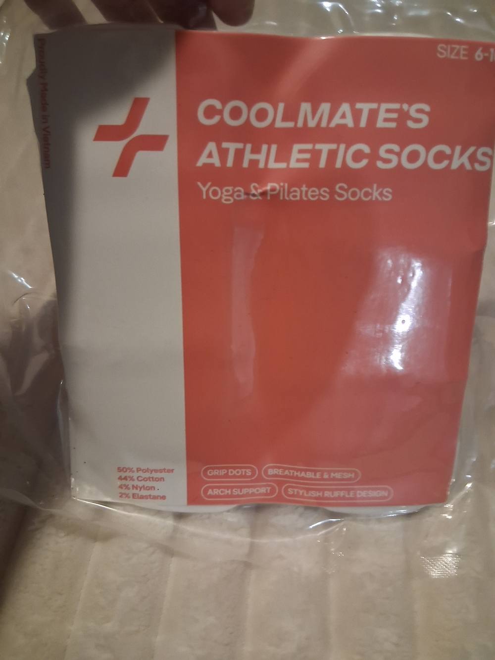 Coolmates Athletic Yoga & Pilates Socks - Women's Non-Slip